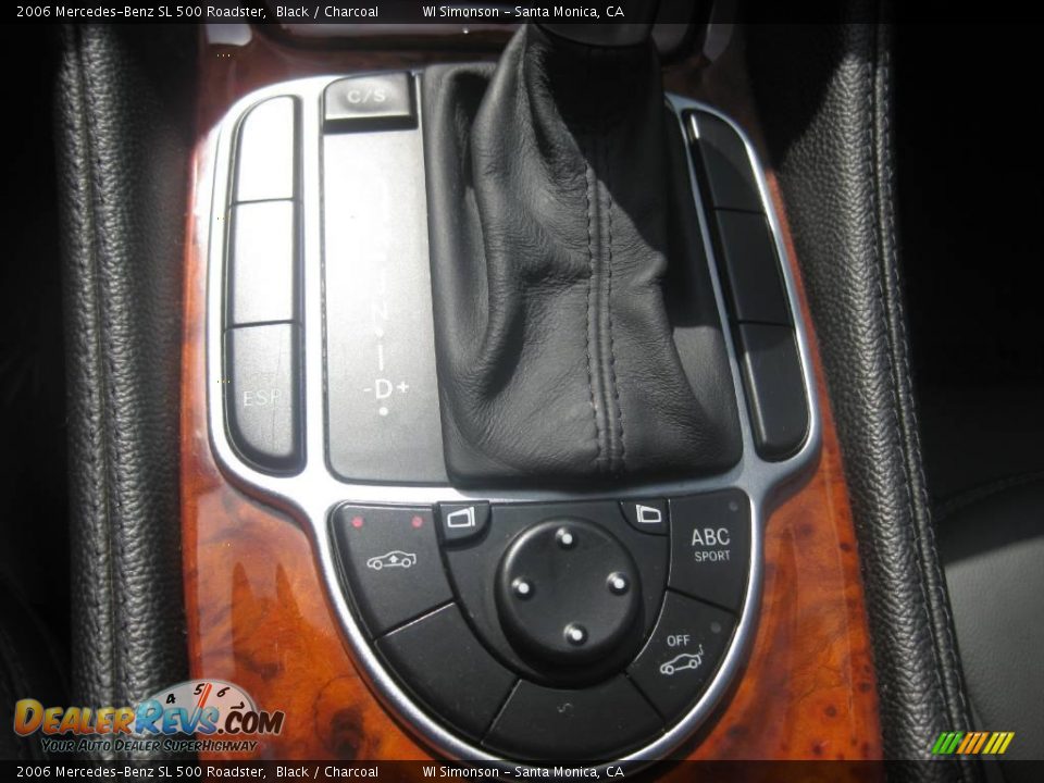 2006 Mercedes-Benz SL 500 Roadster Black / Charcoal Photo #16