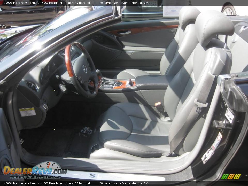 2006 Mercedes-Benz SL 500 Roadster Black / Charcoal Photo #19