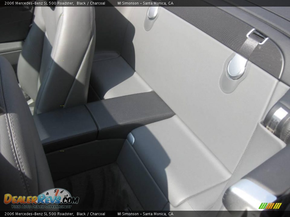 2006 Mercedes-Benz SL 500 Roadster Black / Charcoal Photo #20