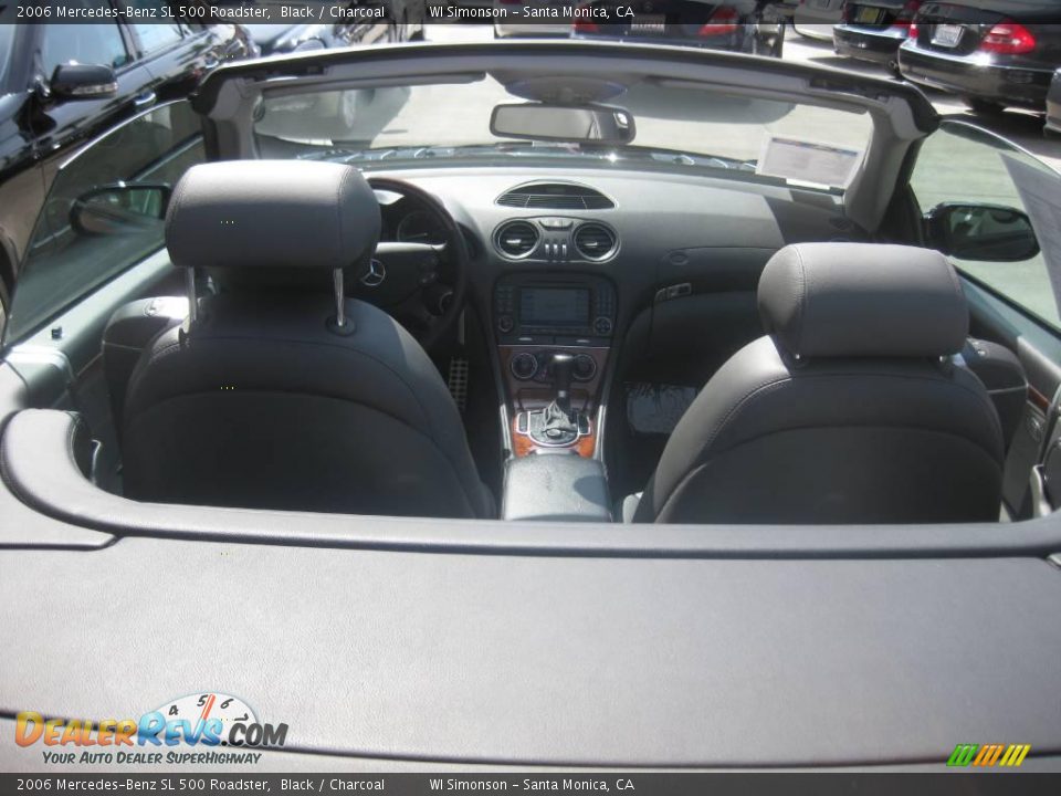 2006 Mercedes-Benz SL 500 Roadster Black / Charcoal Photo #23