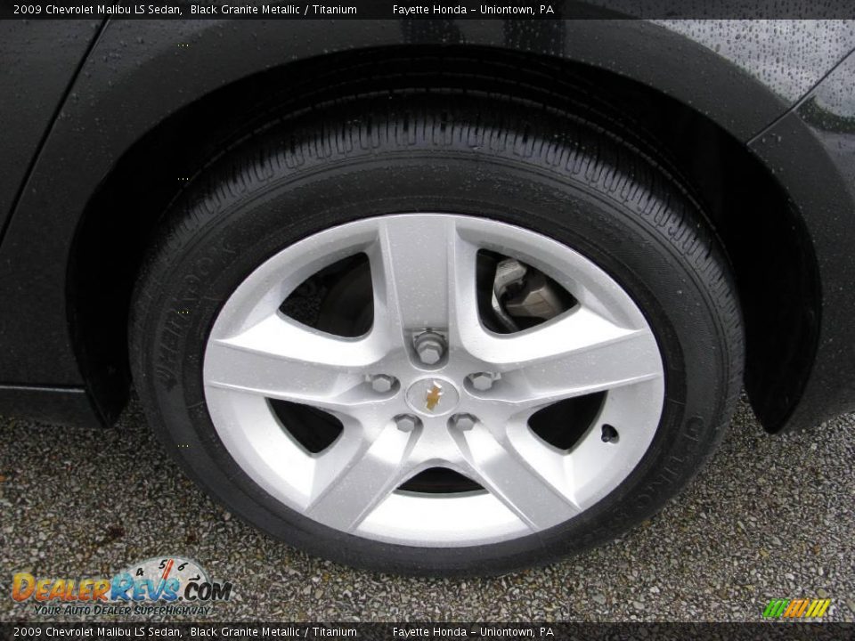 2009 Chevrolet Malibu LS Sedan Black Granite Metallic / Titanium Photo #3