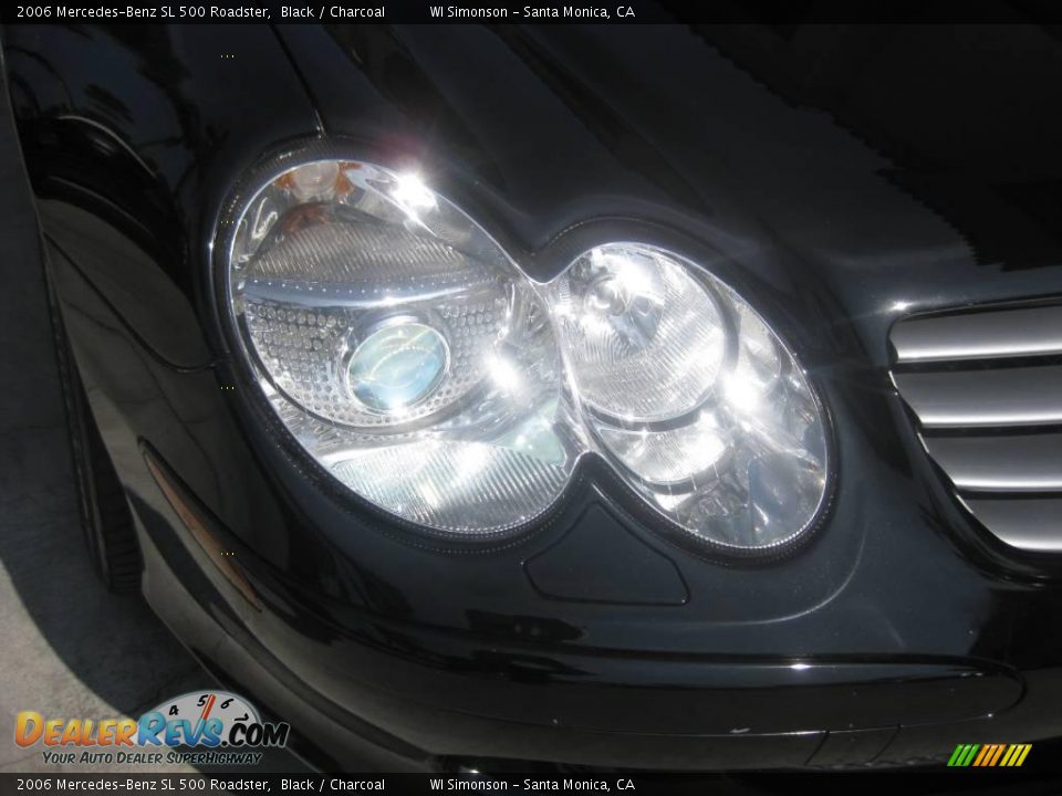 2006 Mercedes-Benz SL 500 Roadster Black / Charcoal Photo #25