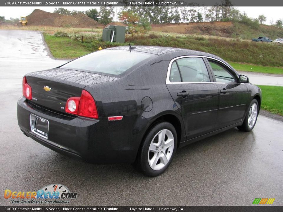 2009 Chevrolet Malibu LS Sedan Black Granite Metallic / Titanium Photo #6