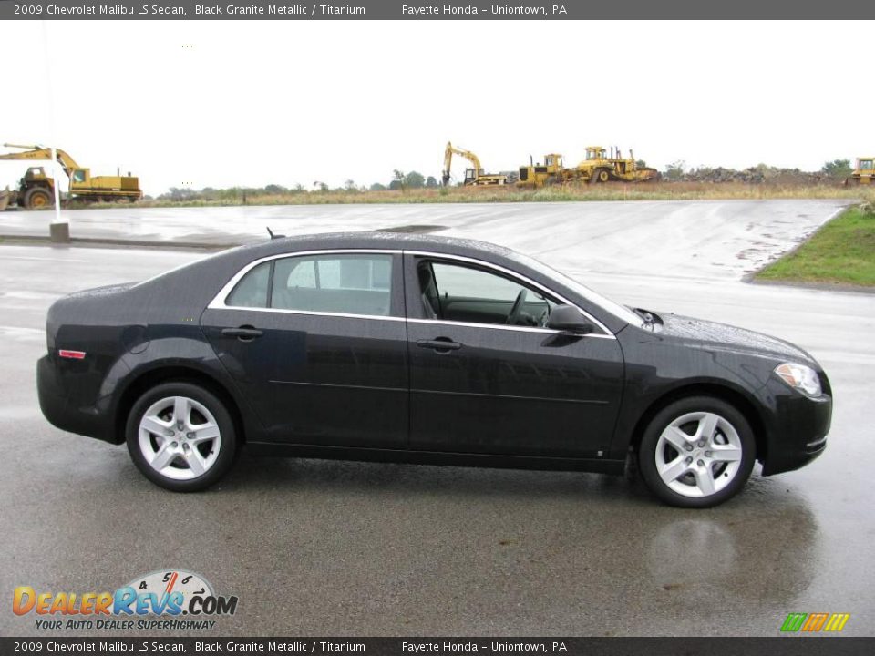 2009 Chevrolet Malibu LS Sedan Black Granite Metallic / Titanium Photo #7