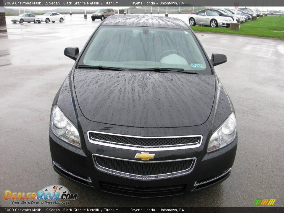 2009 Chevrolet Malibu LS Sedan Black Granite Metallic / Titanium Photo #9