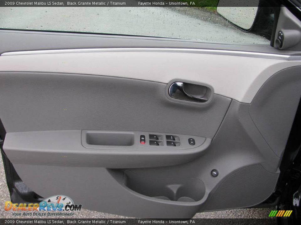 2009 Chevrolet Malibu LS Sedan Black Granite Metallic / Titanium Photo #12