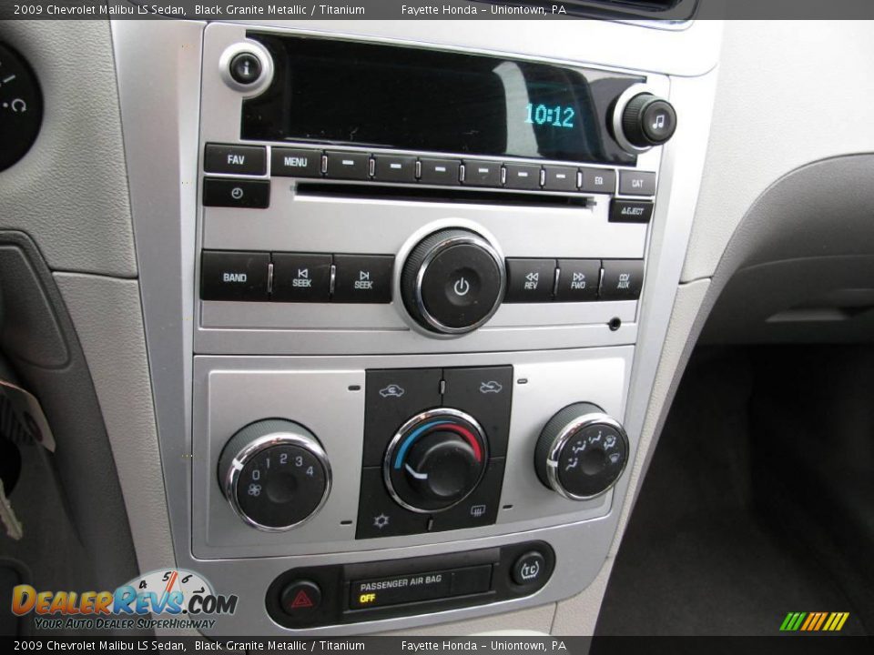 2009 Chevrolet Malibu LS Sedan Black Granite Metallic / Titanium Photo #16