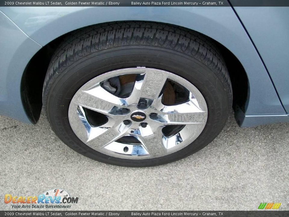 2009 Chevrolet Malibu LT Sedan Golden Pewter Metallic / Ebony Photo #7