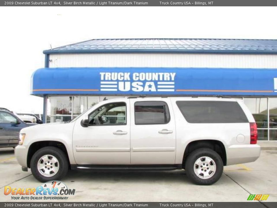 2009 Chevrolet Suburban LT 4x4 Silver Birch Metallic / Light Titanium/Dark Titanium Photo #1
