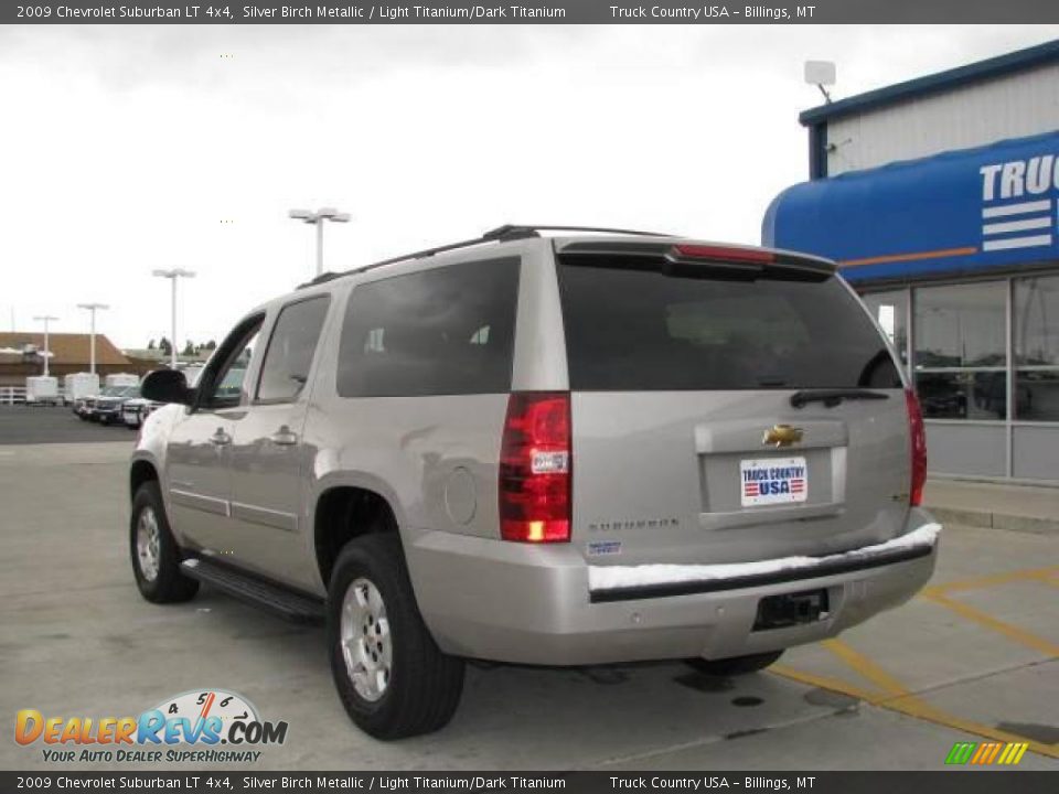 2009 Chevrolet Suburban LT 4x4 Silver Birch Metallic / Light Titanium/Dark Titanium Photo #6