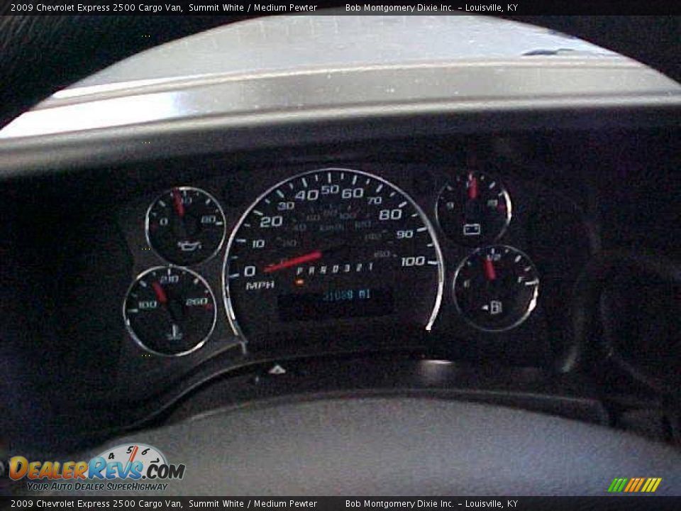 2009 Chevrolet Express 2500 Cargo Van Summit White / Medium Pewter Photo #18
