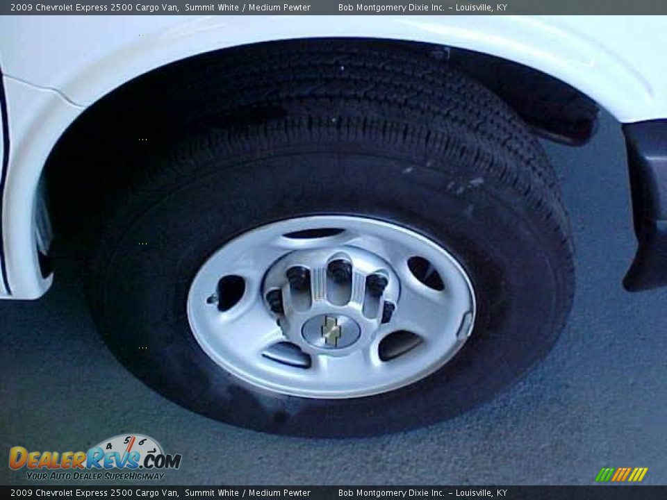2009 Chevrolet Express 2500 Cargo Van Summit White / Medium Pewter Photo #24