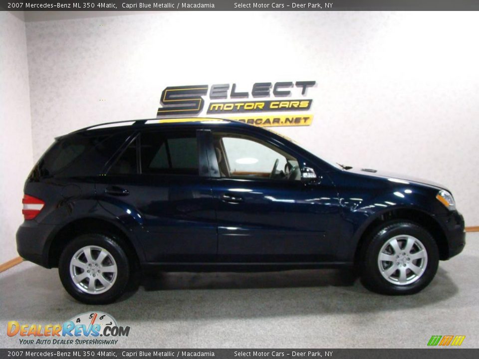 2007 Mercedes-Benz ML 350 4Matic Capri Blue Metallic / Macadamia Photo #4
