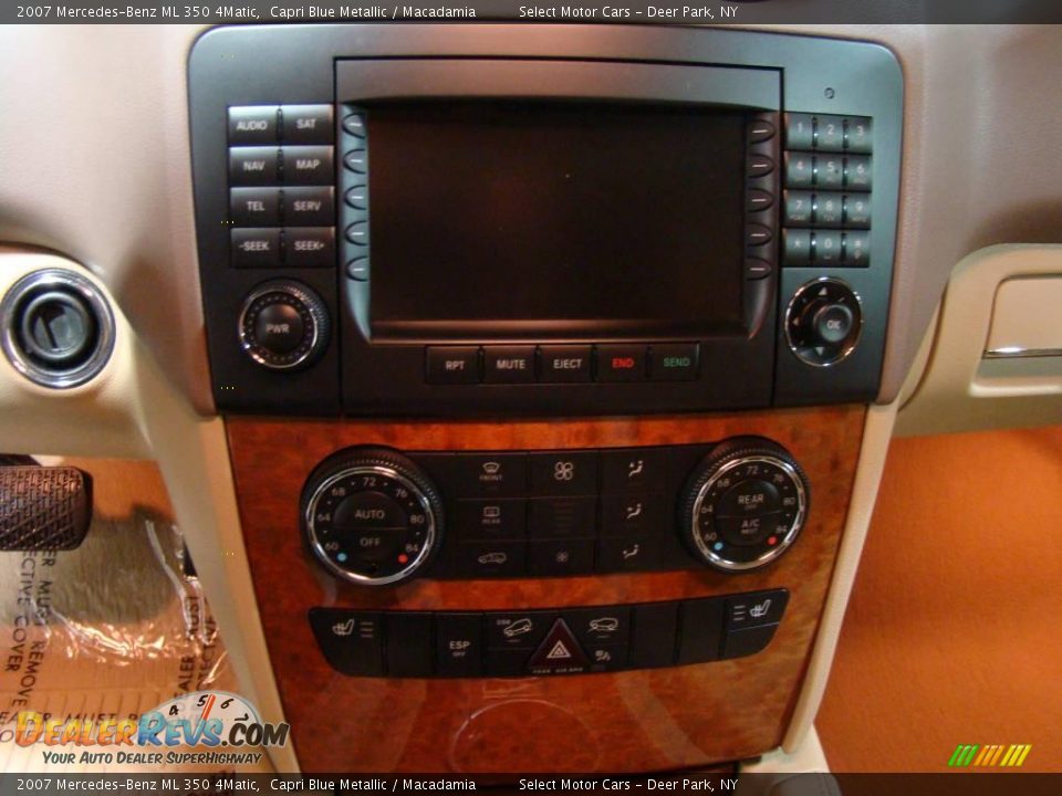 2007 Mercedes-Benz ML 350 4Matic Capri Blue Metallic / Macadamia Photo #8
