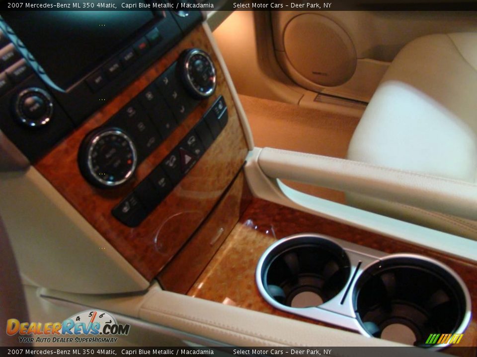 2007 Mercedes-Benz ML 350 4Matic Capri Blue Metallic / Macadamia Photo #9