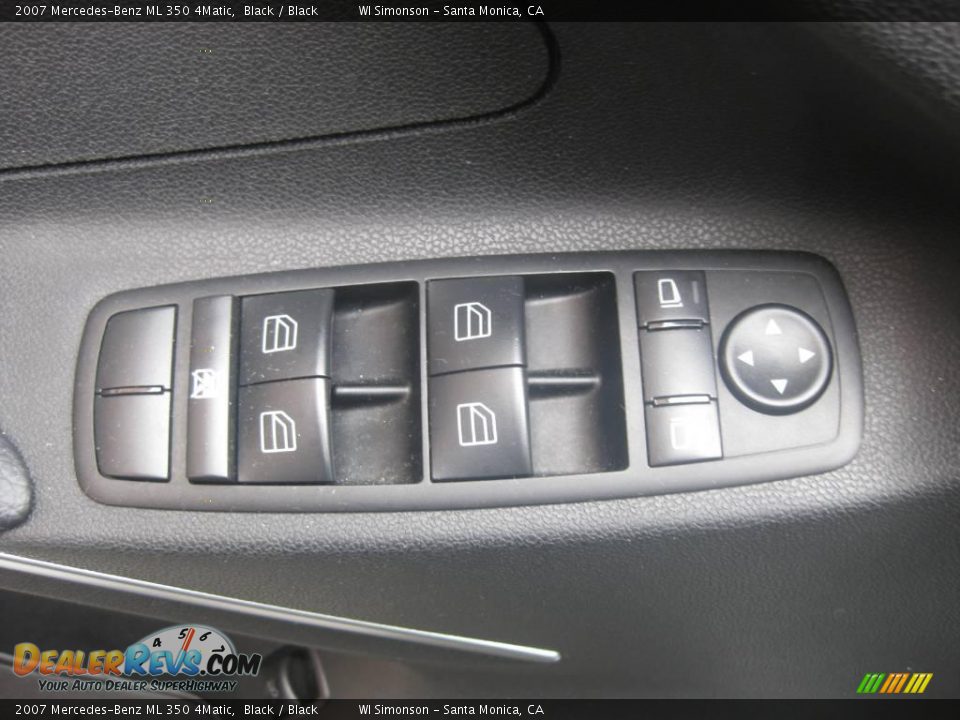 2007 Mercedes-Benz ML 350 4Matic Black / Black Photo #8