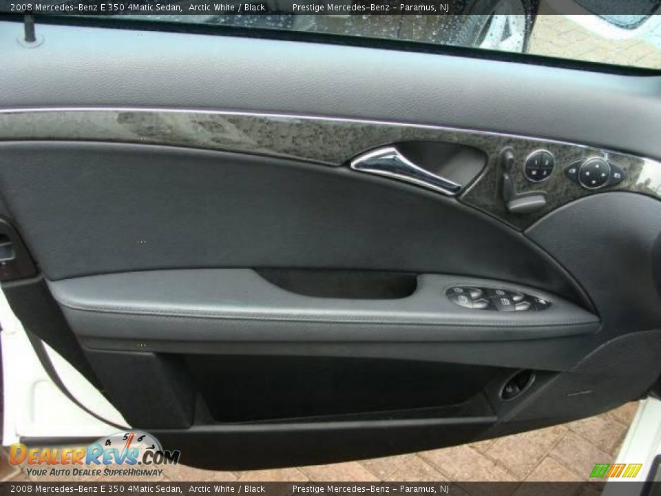 2008 Mercedes-Benz E 350 4Matic Sedan Arctic White / Black Photo #7