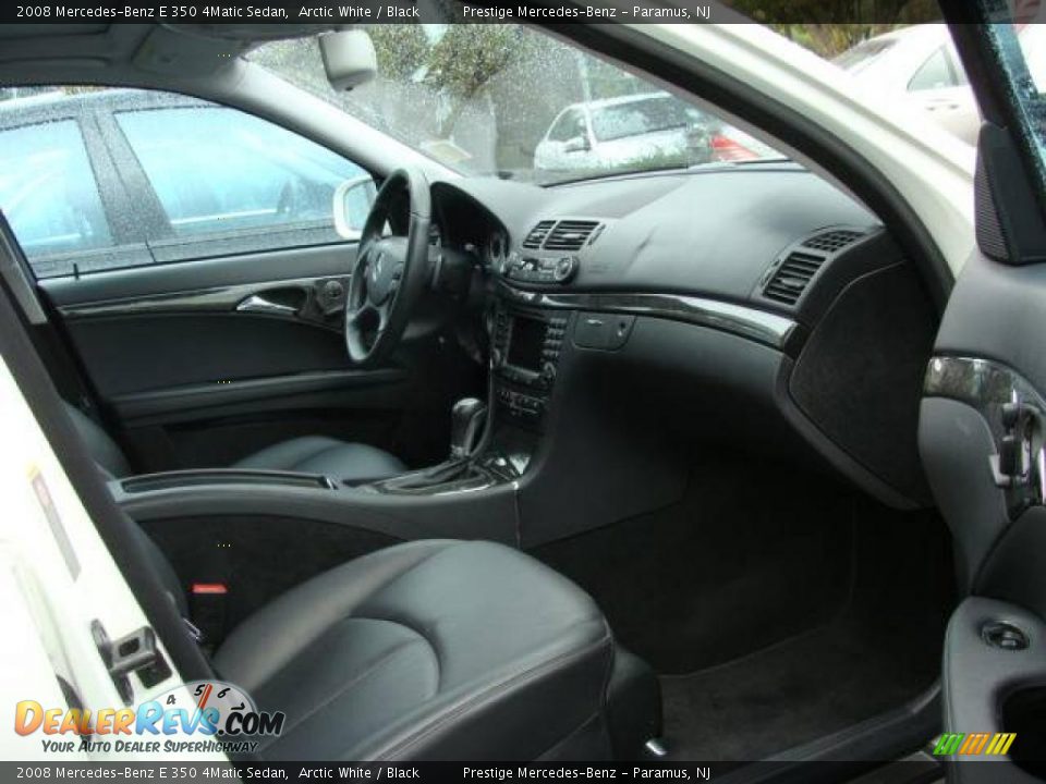 2008 Mercedes-Benz E 350 4Matic Sedan Arctic White / Black Photo #9