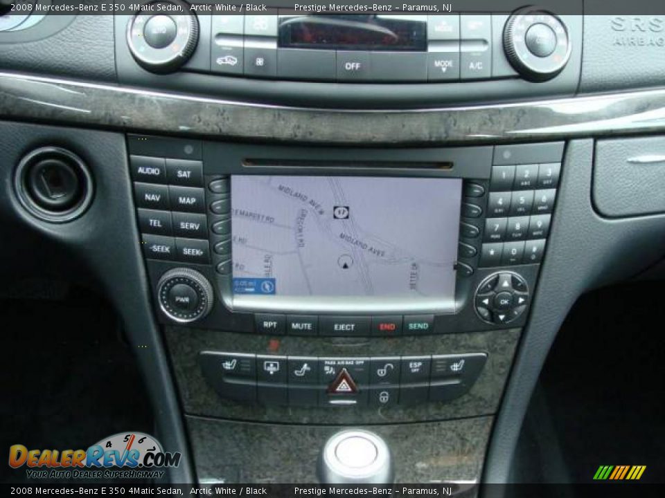 2008 Mercedes-Benz E 350 4Matic Sedan Arctic White / Black Photo #12