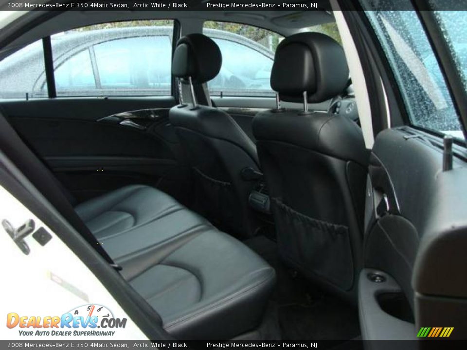 2008 Mercedes-Benz E 350 4Matic Sedan Arctic White / Black Photo #13