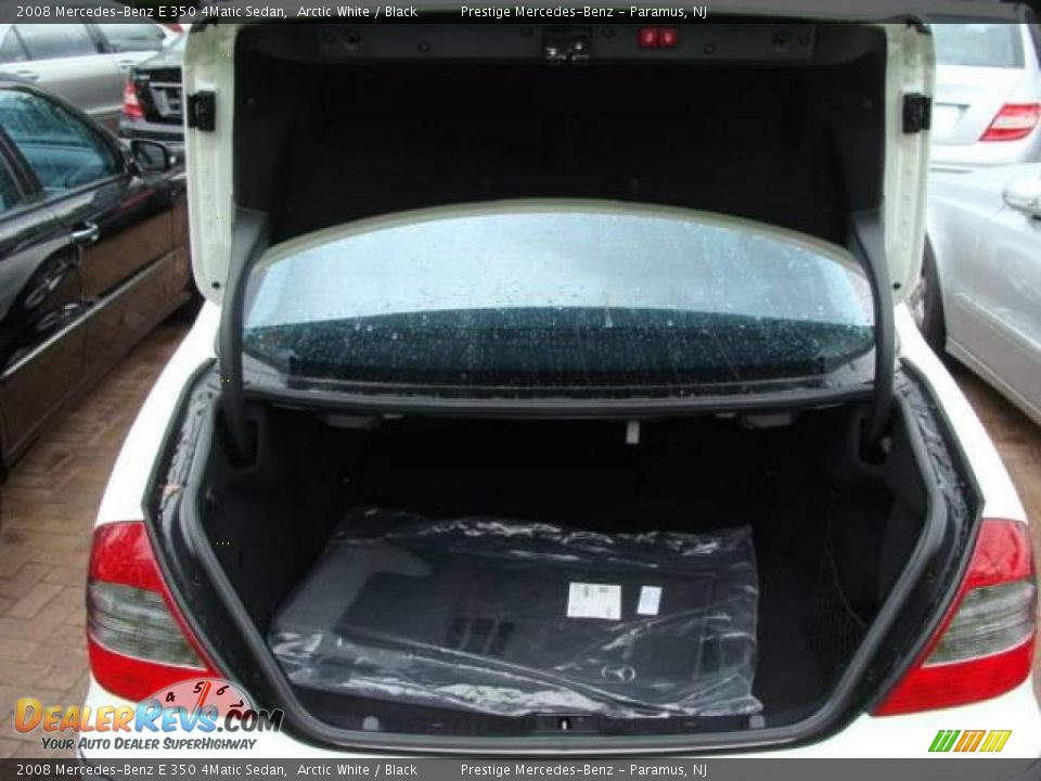2008 Mercedes-Benz E 350 4Matic Sedan Arctic White / Black Photo #14