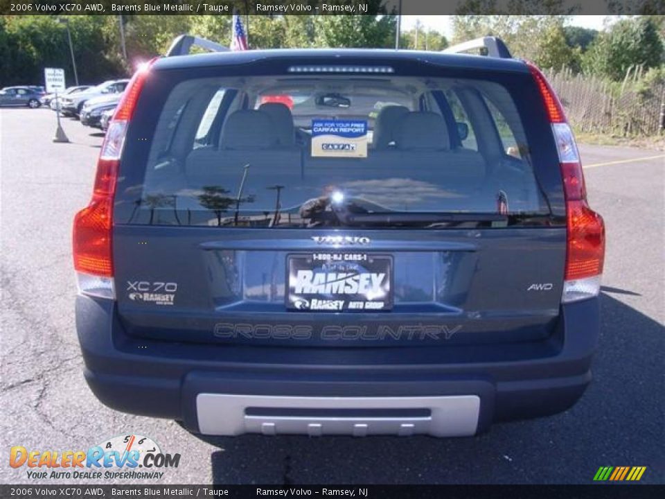 2006 Volvo XC70 AWD Barents Blue Metallic / Taupe Photo #4
