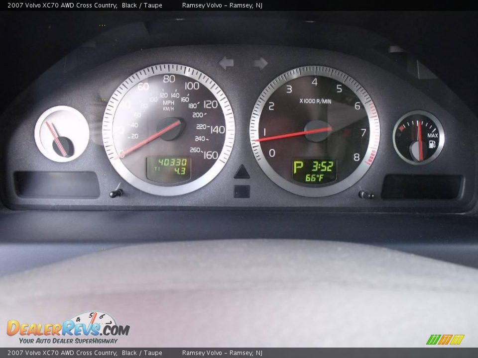 2007 Volvo XC70 AWD Cross Country Black / Taupe Photo #9