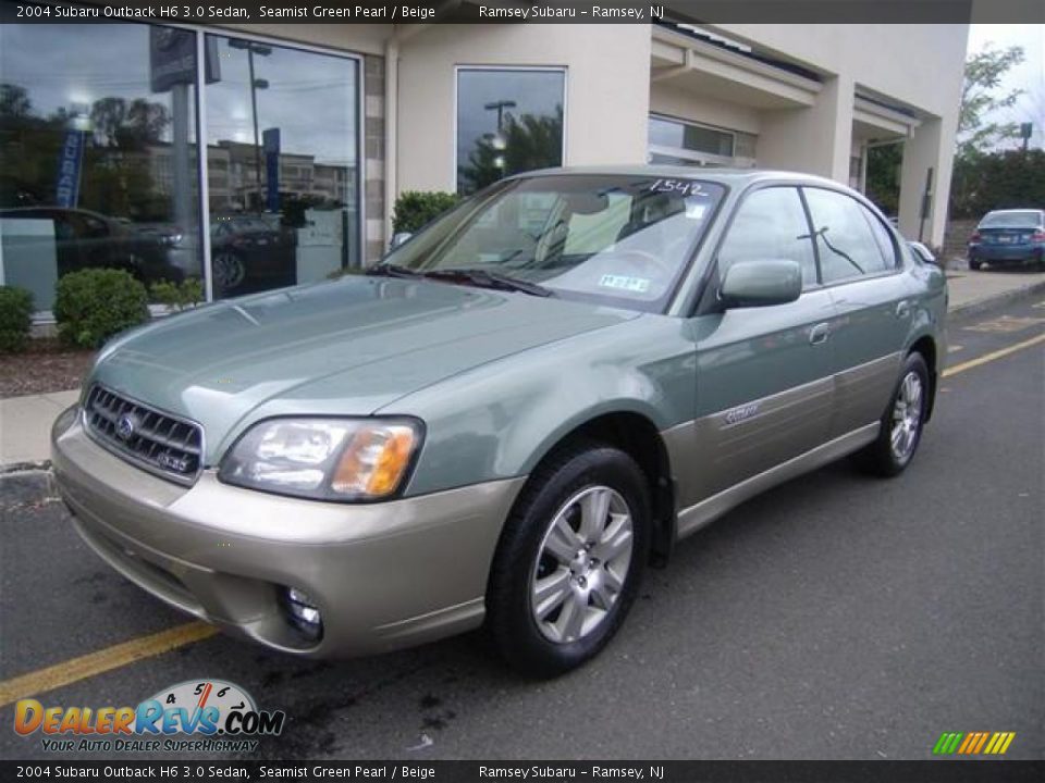 2004 Subaru Outback H6 3.0 Sedan Seamist Green Pearl / Beige Photo #1