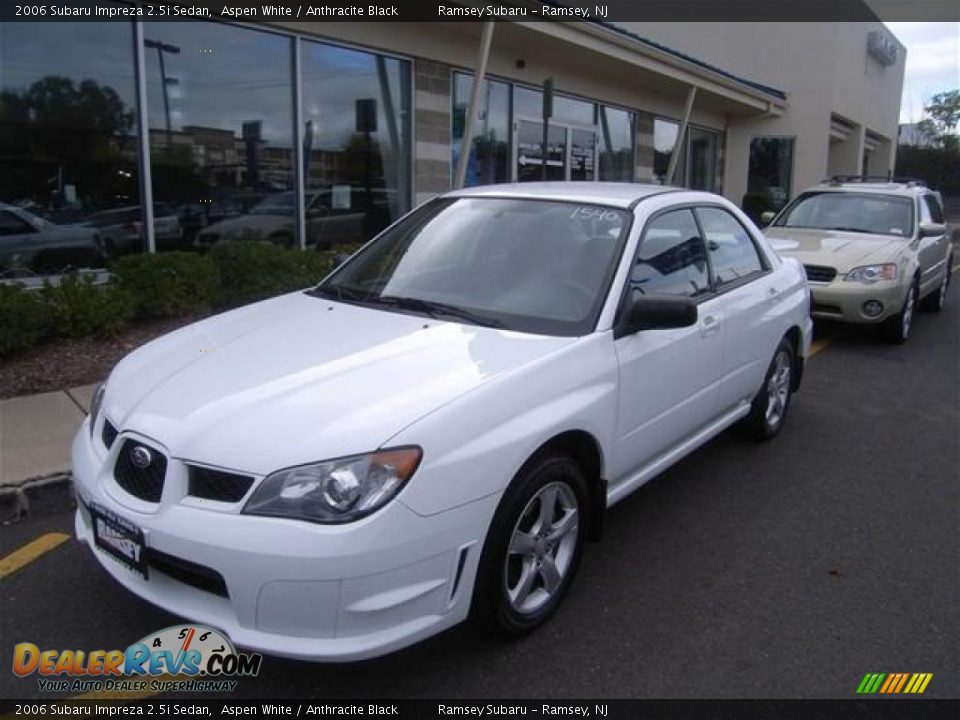 2006 Subaru Impreza 2.5i Sedan Aspen White / Anthracite Black Photo #1