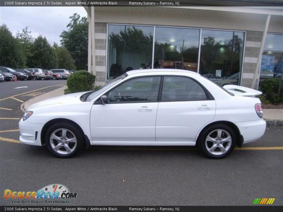 2006 Subaru Impreza 2.5i Sedan Aspen White / Anthracite Black Photo #2