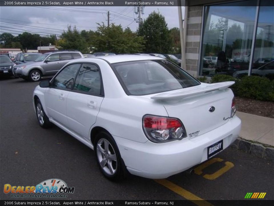 2006 Subaru Impreza 2.5i Sedan Aspen White / Anthracite Black Photo #3