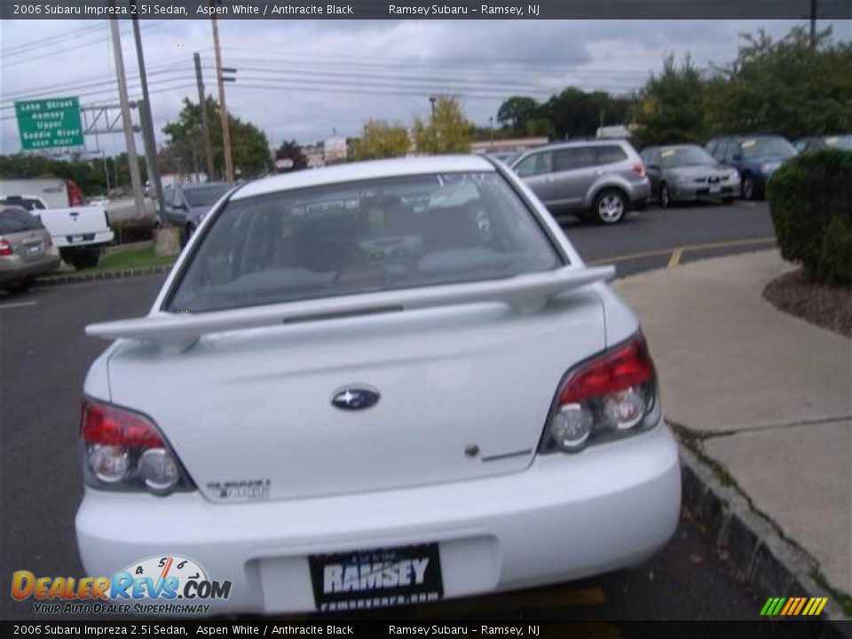 2006 Subaru Impreza 2.5i Sedan Aspen White / Anthracite Black Photo #4