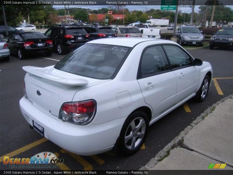 2006 Subaru Impreza 2.5i Sedan Aspen White / Anthracite Black Photo #5