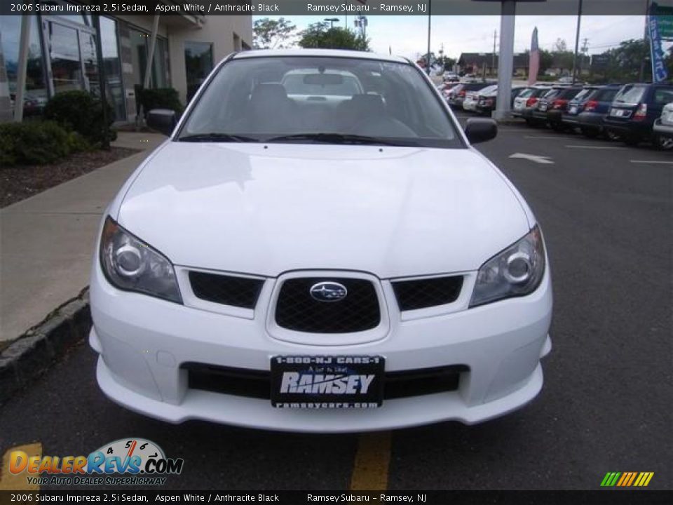 2006 Subaru Impreza 2.5i Sedan Aspen White / Anthracite Black Photo #7