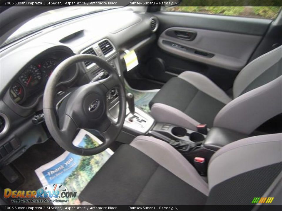 2006 Subaru Impreza 2.5i Sedan Aspen White / Anthracite Black Photo #8