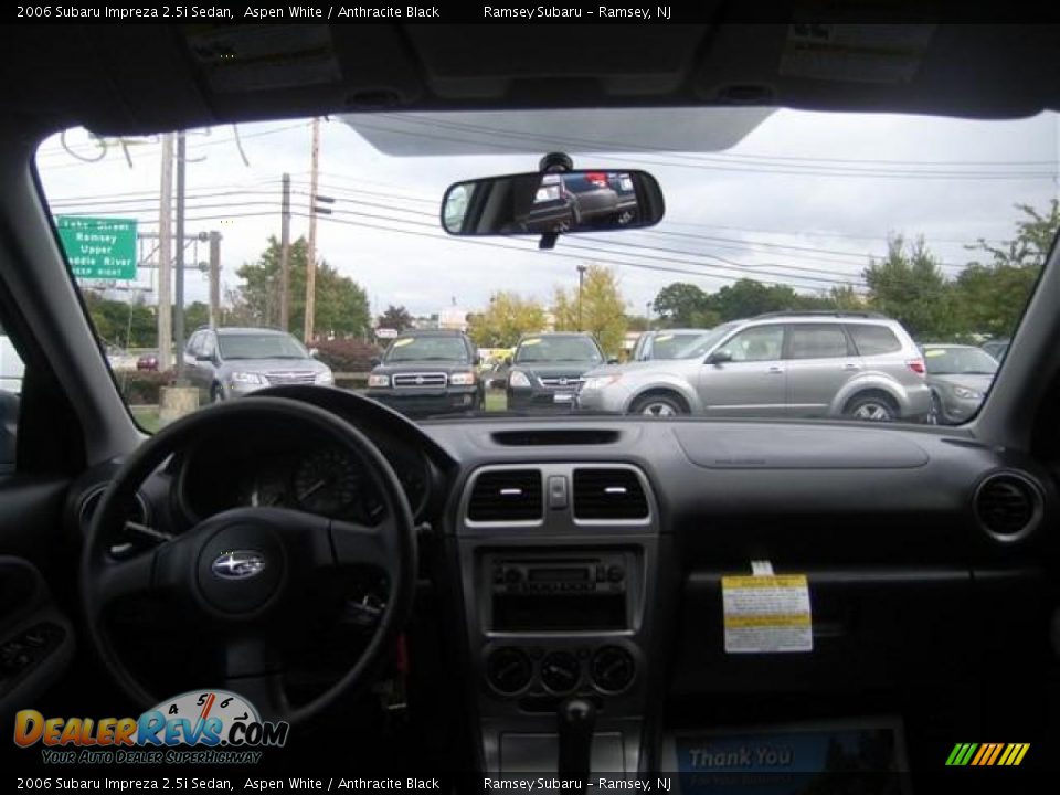 2006 Subaru Impreza 2.5i Sedan Aspen White / Anthracite Black Photo #12