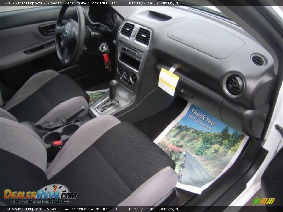 2006 Subaru Impreza 2.5i Sedan Aspen White / Anthracite Black Photo #14