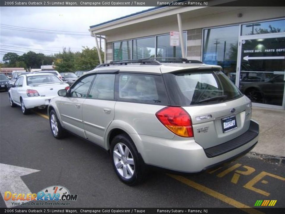 2006 Subaru Outback 2.5i Limited Wagon Champagne Gold Opalescent / Taupe Photo #3