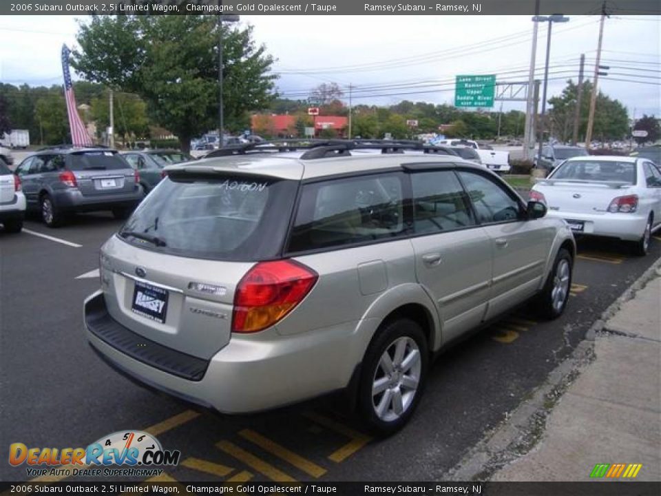 2006 Subaru Outback 2.5i Limited Wagon Champagne Gold Opalescent / Taupe Photo #5