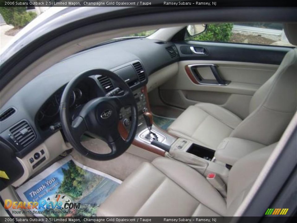 2006 Subaru Outback 2.5i Limited Wagon Champagne Gold Opalescent / Taupe Photo #9