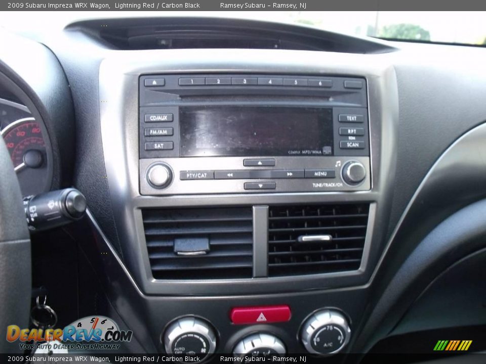 2009 Subaru Impreza WRX Wagon Lightning Red / Carbon Black Photo #10