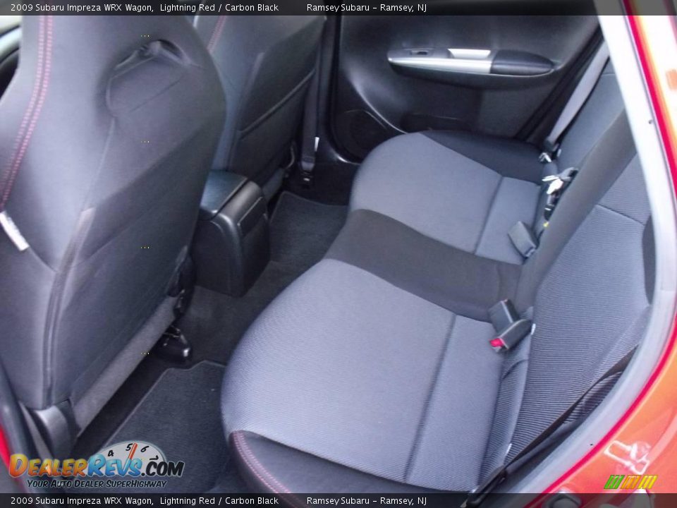 2009 Subaru Impreza WRX Wagon Lightning Red / Carbon Black Photo #11