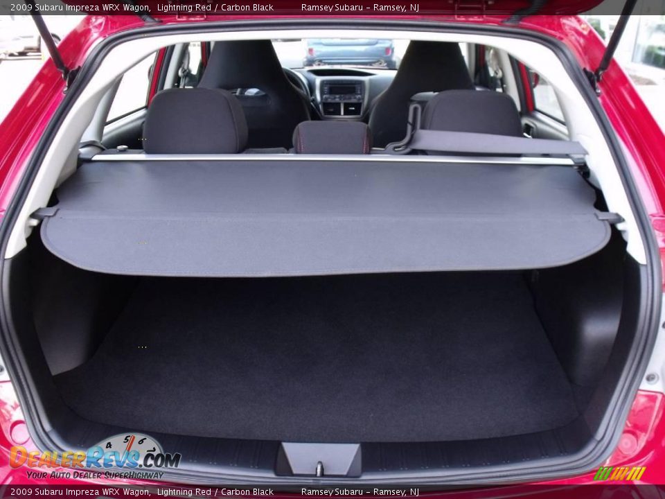2009 Subaru Impreza WRX Wagon Lightning Red / Carbon Black Photo #13
