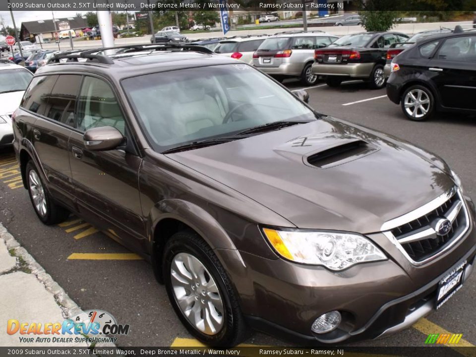 2009 Subaru Outback 2.5XT Limited Wagon Deep Bronze Metallic / Warm Ivory Photo #6