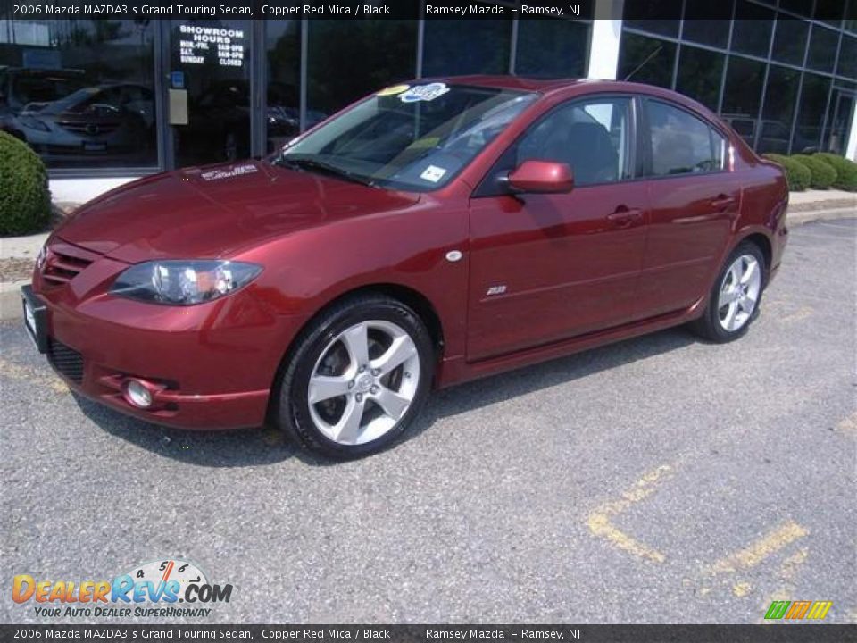 2006 Mazda MAZDA3 s Grand Touring Sedan Copper Red Mica / Black Photo #3