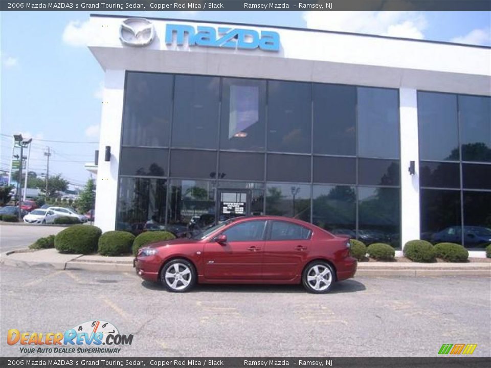 2006 Mazda MAZDA3 s Grand Touring Sedan Copper Red Mica / Black Photo #4