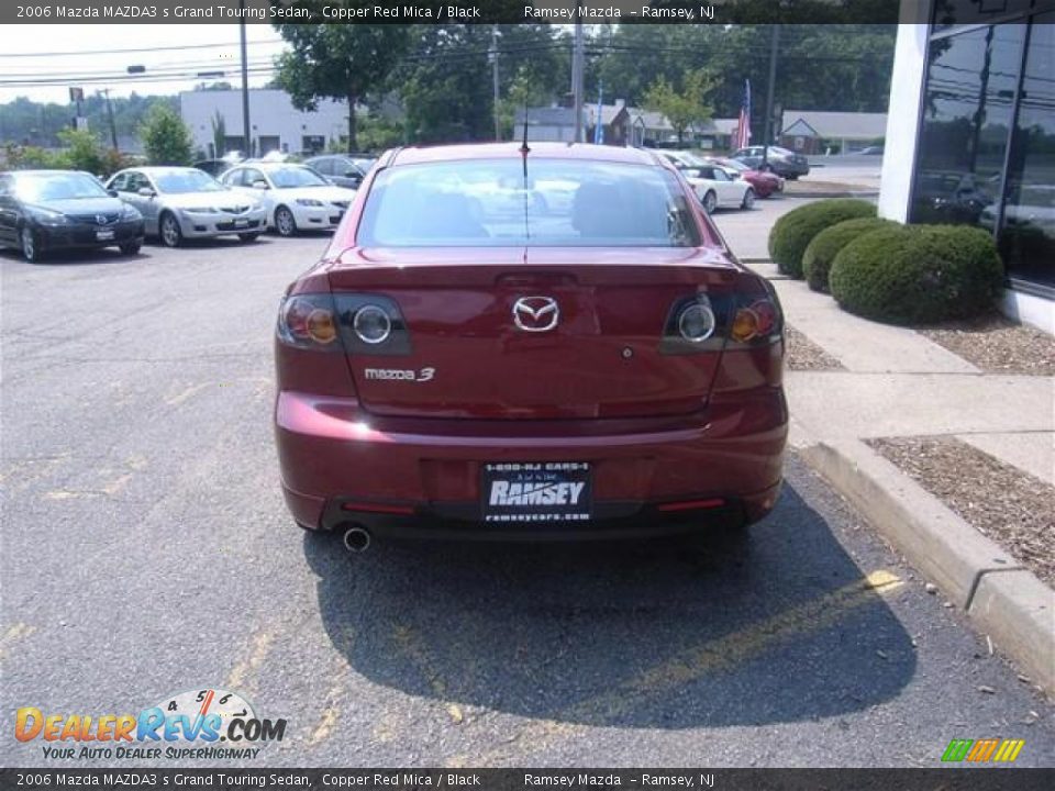 2006 Mazda MAZDA3 s Grand Touring Sedan Copper Red Mica / Black Photo #6