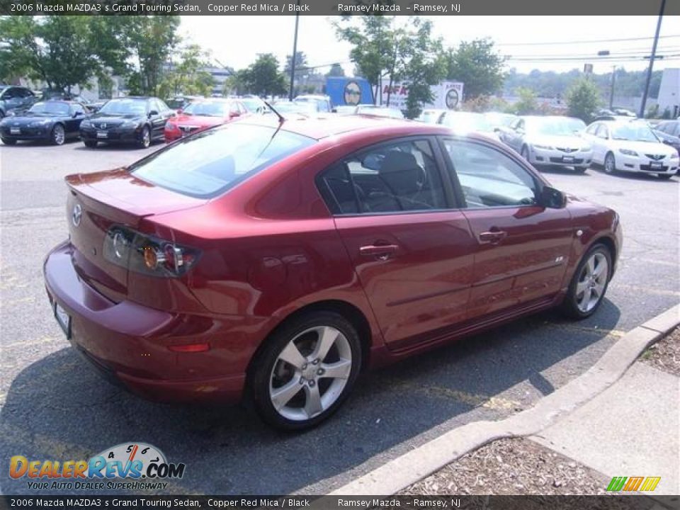 2006 Mazda MAZDA3 s Grand Touring Sedan Copper Red Mica / Black Photo #7