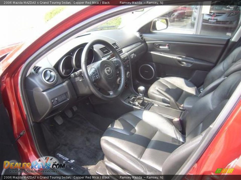 2006 Mazda MAZDA3 s Grand Touring Sedan Copper Red Mica / Black Photo #14