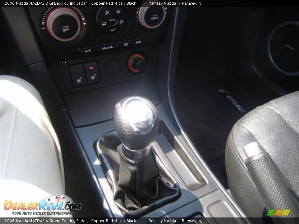 2006 Mazda MAZDA3 s Grand Touring Sedan Copper Red Mica / Black Photo #16